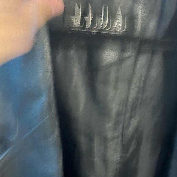 Vintage leather trench - Picture 3 of 3